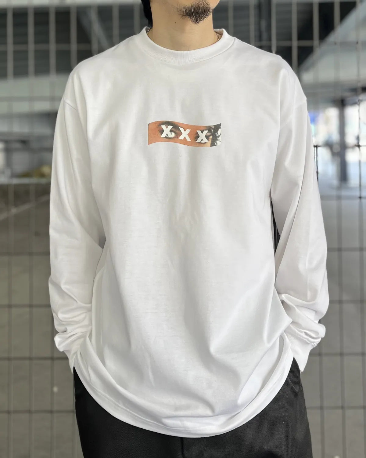 GOD SELECTION XXX/ XXX Box Logo Eye Photo Long Sleeve Tee | 公式